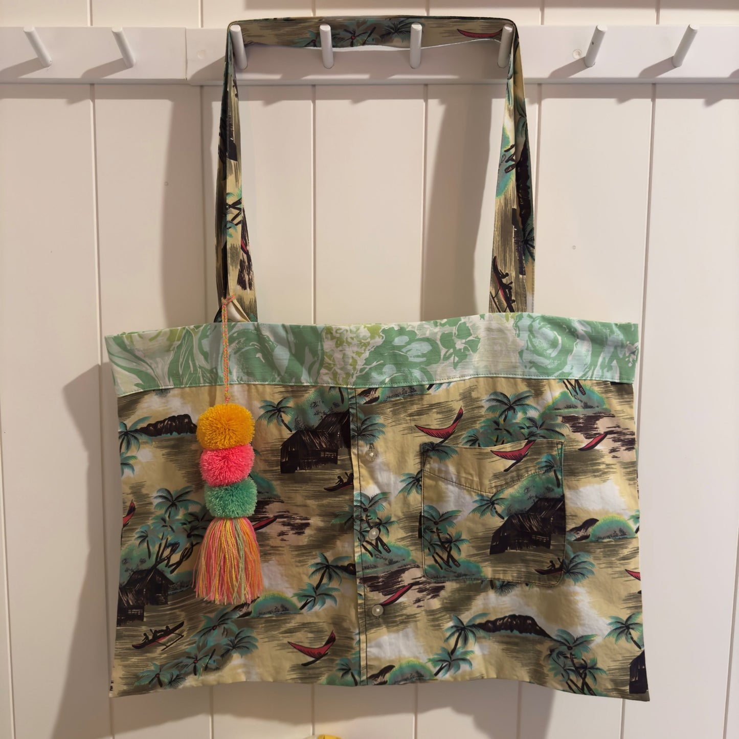 Hawaiian Shirt Tote Bag